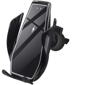 15W Qi Wireless Car Charger Automatische Spannen Snel Opladen Dock Mount Houder Voor Iphone 11 Pro Xs Xr X 8 Se Samsung S20 S10 S9