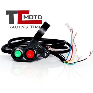 7/8 Inch Motorfiets Scooter Dirt Atv Quad Schakelaar Claxon Turn Signalen Op/Off Hoorn Licht Stuur Fiets Motorfiets Scooter schakelaar