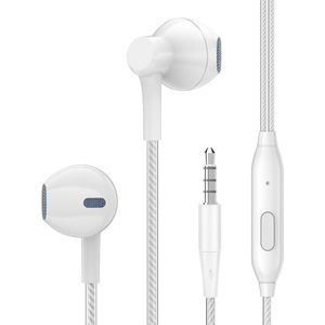 Originele MUSTTRUE 3.5mm connector in-ear Oortelefoon Met Microfoon Super Stereo DJ 4D Sound Headset voor iphone