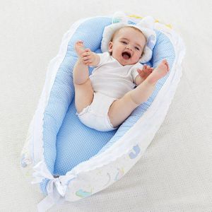 Draagbare Mobiele Babybedje Reizen Baby Nest Cot Voor Jongens Meisjes Baby Multifunctionele Bed Kinderen Stoel Baby Wieg pasgeboren Bed