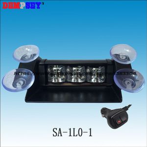 SA-1L0-1 High Power 9 W Auto Emergency Waarschuwing Lichtbalk Strobe Split Mount Deck Dash Knipperlicht/10-30 V emergency strobe light