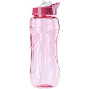 600Ml Kinderen Sport Stro Water Drink Fles Tritan Bpa Gratis Outdoor Melk Sap Flessen Mijn Gym Plastic Fles