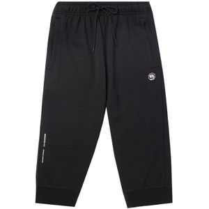 Li-Ning Mannen Slechte Vijf Basketbal 3/4 Zweet Broek Regular Fit 87% Katoen 13% Polyester Voering Sport Broek AKQQ021 MKY571