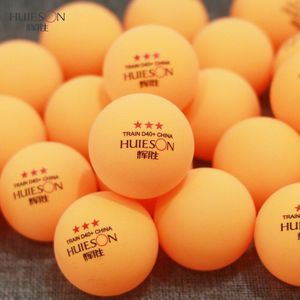 Huieson 50 Stks/pak 3 Ster Materiaal Training Seamed Tafeltennis Ballen D40 + Abs Plastic Ping Pong Ballen Voor training Fitness