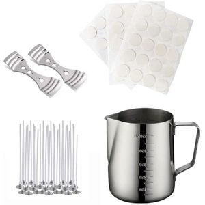 Andle Maken Kit Diy Kaars Crafting Tool 1 Kaars Maken Gieten Pot, 50 Cand Pxpc