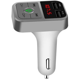 Handsfree Car Kit 2 Usb Autolader Adapter Fm-zender Bluetooth Fm Modulator MP3 Muziekspeler Telefoon Oplader Mobiele Voor alle