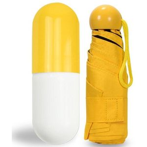 Capsule Paraplu Mini Licht Kleine Zakken Paraplu Anti-Uv Vouwen Compact GHS99