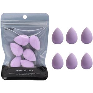 6pcs Mini Makeup Sponge Powder Puff Beauty Sponge for Makeup Concealer Liquid Foundation Face Cosmetic Puff Make Up Sponge