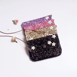 Baby Mini Bag Glitter Sequin Meisje Kleine Coin Wallet Pouch Box Kawaii Peuter Portemonnee