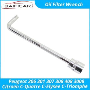 Baificar Gloednieuwe Echt Oliefiltersleutel Spanner Verwijderen Tool Voor Peugeot 206 301 307 308 408 3008 Citroen C-Quatre