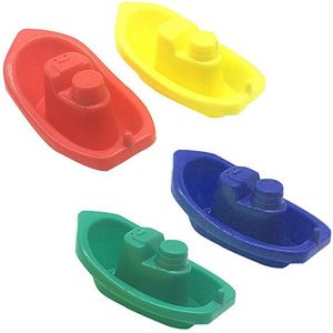 Babybadje Speelgoed 4 Pcs Kids Little Boten Speelgoed Plastic Plezier Bad Speelgoed Baby Childrens Bad Drijvende Strand boten Speelgoed