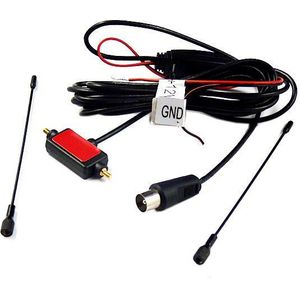 Universele Auto Analoge TV Antenne Receiver Autoradio Antenne Fit Alle Auto &#39;S IEC Poort Plug