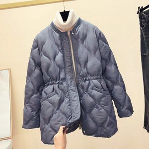 winter Koreaanse versie van de losse lange sectie van katoen kleding taille losse jas dames katoen katoenen jas