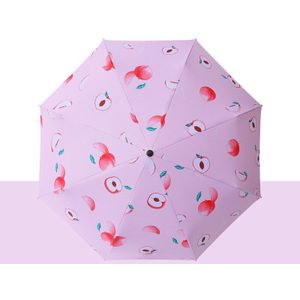Yada Ins Mode Verse Fruit Patroon Automatische Paraplu Clear Folding Paraplu Voor Vrouwen Man Regen Paraplu YD200329