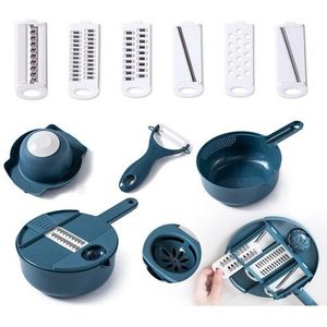 Kitchen Tools Groente Cutter 12 Stuk Set Huishouden Aardappel Cutter Radijs Rasp Keuken Snijmachine Radijs Draaiende Shredder Rasp