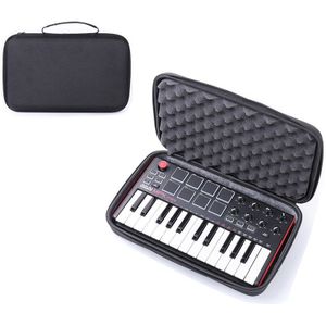 Midi Keyboard Opbergtas Beschermende Harde Shell Case Draagtas Compatibel Met Akai Mpk Mini MK2 Keyboard Controller