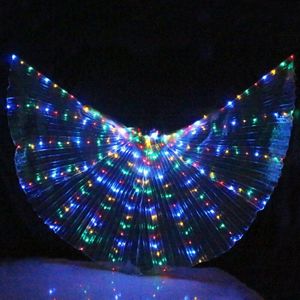 Stage Performance Rekwisieten Vrouwen Dance Accessoire Dj Led Dans Vleugels Licht Up Wing Kostuum Led Dance Vleugels Regenboog Kleuren