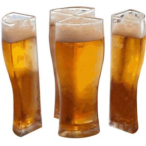 4 In 1 Transparante Plastic 3d Bier Mok Beker Game Tankard Koffiekopje Wijnglas Mokken Beste Drinkware Пивная кружка # T1G