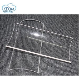 2 Pcs Bbq Covers Glas Accessoires Gereinigd Hittebestendigheid Voor Barbecue Grill