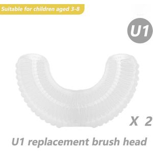 3-13 Jaar Oude Tandenborstel Heads Opzetborstels Voor Kinderen U-vorm Elektrische Tandenborstel Heads Orale zorg Voor Kinderen