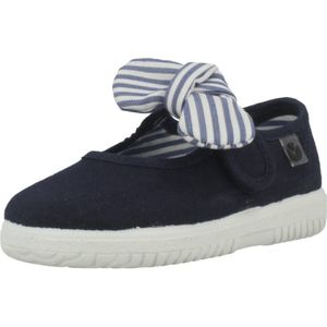 Victoria, 105110, Kinderen Sneakers, Blauw Met Rubber Buitenste Zool En Textiel Binnenzool