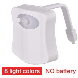 Air Verse Toiletpot Backlight Pir Lamp Nachtlampje Projector Uv Nachtlampje Plug In Smart Light Sensor Beweging Led 16 Kleur