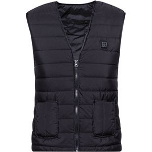 Vrouwen Mannen Een Knop Elektrische Vissen Drie Rangen Verwarming Vest Warm Wasbaar Winter Wandelen Vest Usb Opladen Skiën Reizen