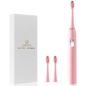 [Zs] Rustig Sonic Draadloze Base IPX7 Waterdichte 5 Modi Acoustic Wave Elektrische Tandenborstel Zachte Haren Met 8 Vervanging heads