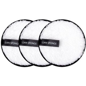 4 Stuks Microfiber Doek Pads Gezicht Make-Up Remover Puff Gezicht Reinigen Handdoek Herbruikbare Katoen Double Layer Nail Art Schoonmaken