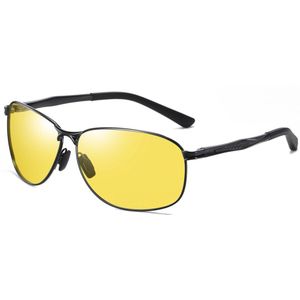 Elitera Mannen Klassieke Rechthoek Zonnebril Metalen Frame Gepolariseerde Zonnebril Voor Mannen Rijden UV400 Bescherming