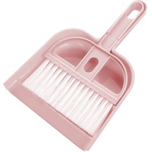 Mini Reinigingsborstel Kleine Bezem Dustpans Set Desktop Veegmachine Vuilnis Schoonmaken Schop Tafel Huishouden Cleaning Tools