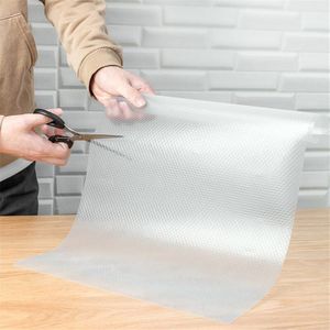 45*150 Cm Clear Waterdichte Oilproof Plank Cover Mat Lade Liner Kast Non Slip Tafel Lijm Keuken Kast Koelkast