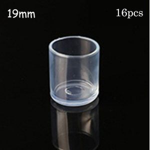 16 * Stoel Been Cap Coverstransparent Siliconen Kruk Voet Cover Antislip Foot Cover Tafel Voet Pad Kruk Been cover Slijtvaste