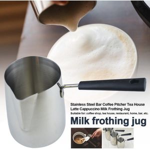 Restaurant Latte Cappuccino Barista Tools Lassen Bar Thee Huis Melk Opschuimen Jug Thuis Geborsteld Roestvrij Staal Koffie Pitcher