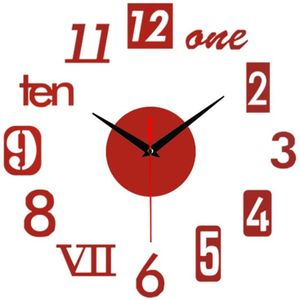 Wandklok Quartz Horloge Reloj De Pared Modern Grote Decoratieve Klokken Europa Acryl Stickers Woonkamer #30 # C7