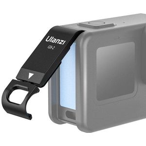 Ulanzi Verwijderbare Batterij Cover Voor Gopro Hero 9 Black Metal Cover Type-C Poort Opladen Adapter + MT-09 Statief voor Gopro Hero 9