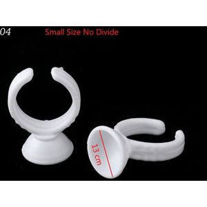 100 Stuks Wegwerp Ringen Voor Wimpers Lijm Ringen Plastic Volume Lash Fan Blossom Lijm Cups Fanning Ring Holder Lash Organizer tool