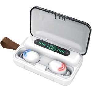 F9-32 Bluetooth 5.0 Touch Draadloze Cvc Ruisonderdrukking Hd Voice Call Oordopjes Met Opladen Compartiment Voor Iphone/Samsung