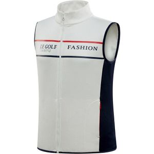 Mannen Vest Golf Kleding Full-Zip Mouwloze Winddicht Jas Concurrentie Uniform Mannen Winter Wasitcoat Fluwelen Warm Vest Jassen