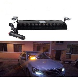 12 LED Strobe Flash Waarschuwingslampje Voorruit Auto Gloren Brandweer Fog Emergency Vehicle Lights DC12V