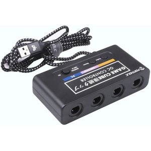 Kebidu 4 Poorten Converter Voor GameCube Controllers USB Adapter Converter voor Wii
