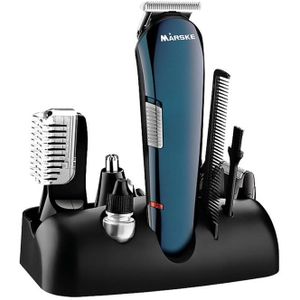 Men Multi-function Beard Clipper Rechargeable Nose Hair Shaving Device Electric Razor (EU Plug)