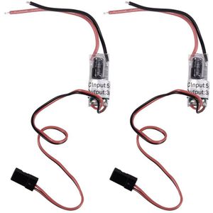 2X Receiver Power Supply 5V/3A Brushless ESC External Type BEC UBEC Support 2-6S