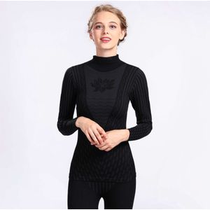 Vrouwen Thermische Pak Ondergoed Herfst Winter Thermo Ondergoed Sets Vrouwelijke Gebreide Coltrui Lange Onderbroek Shapewear Shirts + Broek