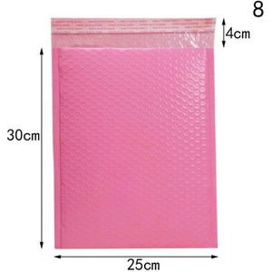 10x Roze Tas Bubble Mailer Plastic Gewatteerde Envelop Zak Verpakking
