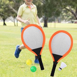 Brand Kids Badminton Tennis Racket Outdoor Sport Speelgoed Licht Gewicht Racket Met 3 Ballen Badminton Set Voor kids