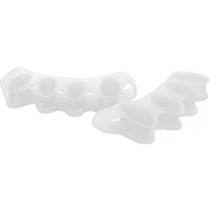 2 Stks/set Corrector Toe Protector Siliconen Bunion Duim Valgus Beschermer Voorkomen Blaren Voetverzorging Teenseparators Nail Gereedschap