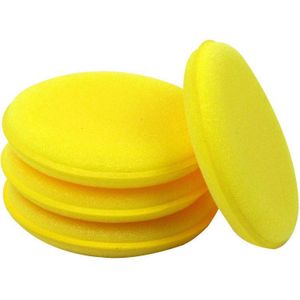 12Pcs Hoge Dichtheid Auto Spons Geperst Trim Waxen Spons Cirkel Voertuig Reiniging Wax Katoen Auto Cleaner Car Accessoires