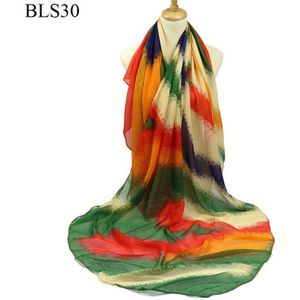 Regenboog Sjaal Vrouwen Voile Sjaal Lange Gestreepte Print Sarongs Hijab Beach Badpak Cover Up Bikini Sjaal Pareo Bufandas