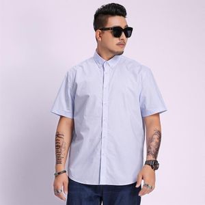 zomer grote maat grote Dress shirts wedding mannen kantoor shirt korte mouw formele zakelijke plus size 8XL 7XL 6XL Jeugd